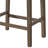 Parker Backless Saddle Kitchen Counter Stool, Oak, Grey Upholstery-1663555866