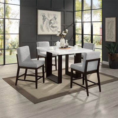 with Marble Base Dining Table