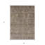 Tapis intérieur lavable floral brun et brun clair 3 pi x 5 pi