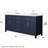 Beckett 72" Freestanding Double Bathroom Vanity with Quartz Top-108352126-108352122-108352124