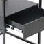 Elenna Glass Top Frame End Table