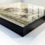 Key cabinet for wall, Opens to the left, 30x30x5, White, An atmospheric park with a pagoda and trees, 