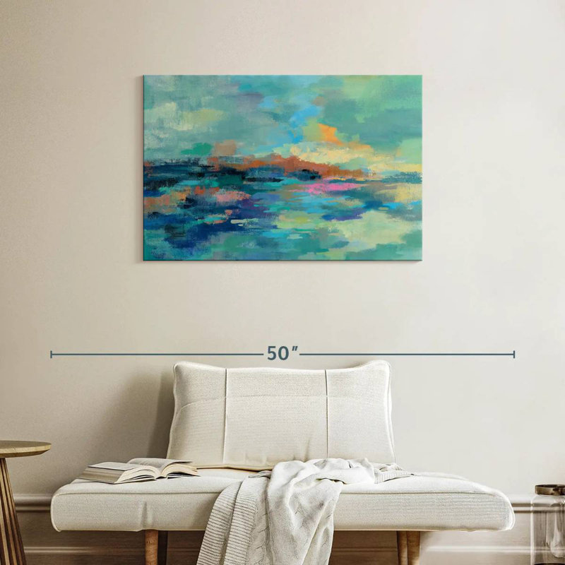 Avery Summer Seaside Abstract, 24" H x 36" W