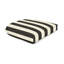 Coussin de chaise décontracté en osier pour l'extérieur, rayé résistant à la décoloration Sunbrella pour chaises de salle à manger et sièges en osier, l 19,5 po x P 19,5 po, épaisseur 2,5 po, réversible, Maxim Classic-1960760720-2120250117