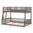 Bunk Bed With Ladder And Guardrails-958417524
