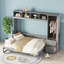 Grand lit escamotable mural avec garde-robe et rangement intégrés-160344053