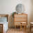 Modern Simple Style Solid Wood Porch Cabinet Solid Wood Accent Chest