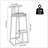 3PCS Wooden Counter Height Barstools-737913471