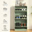 Armoire à chaussures élégante, étagère à chaussures fonctionnelle, unité de rangement pour chaussures, rangement de rangement peu encombrant