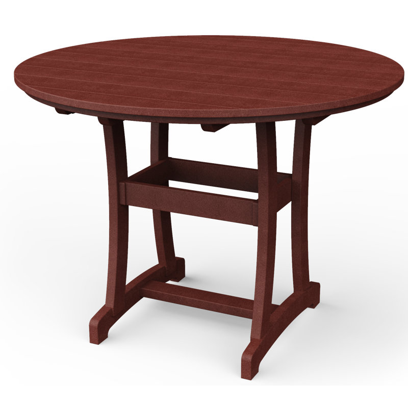 Table de bar Stella, H 54 po x l 54 po x P 54 po, Bois de cerisier