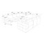 Canapé modulaire inclinable en cuir Tersteot-1793204279