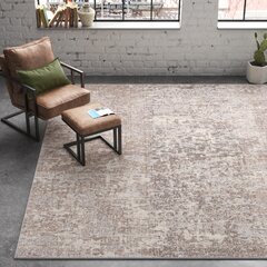 Dark Grey Industrial Style Rug Synthetics Mottled Look Abstract