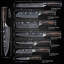 Ensemble de couteaux de cuisine japonais 8 pièces Senken Knives - Damas
