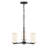 Verlana 19" 3-Light Chandelier - Matte Black-2883700