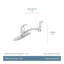 Moen Adler Single Handle Deck-mount Kitchen Faucet with Sprayer ( Deck Plate Included ) ( Side Sprayer Included )