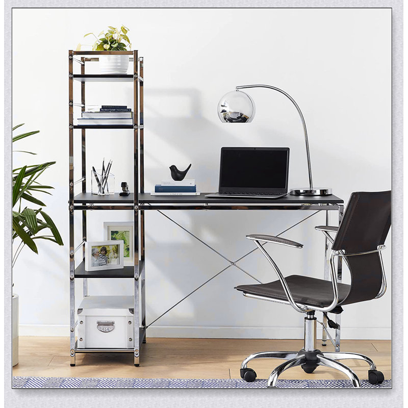 Bureau d'ordinateur Elvis en noir