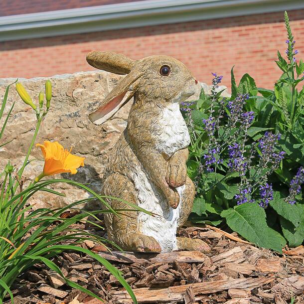 Design Toscano Hopper, the Bunny, Standing Garden Rabbit Statue ...