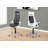Office Chair, Adjustable Height, Swivel, Ergonomic, Armrests, Computer Desk, Work, Grey Mesh, Chrome Metal, Contemporary, Modern