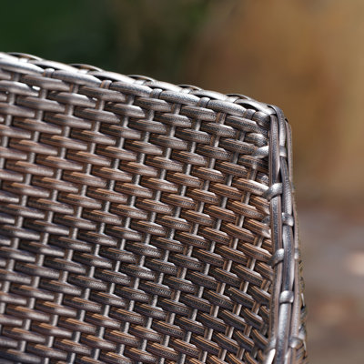Chaise de patio avec coussin Hiro