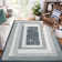 Modern Machine Washable Rug for Living Room Non Slip Ultra Soft Bedroom Rugs Low Pile No-Shedding Contemporary Indoor Carpet for Kitchen Dinning Room Home Office