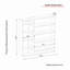 126cm H x 125cm W Geometric Bookcase-99309782