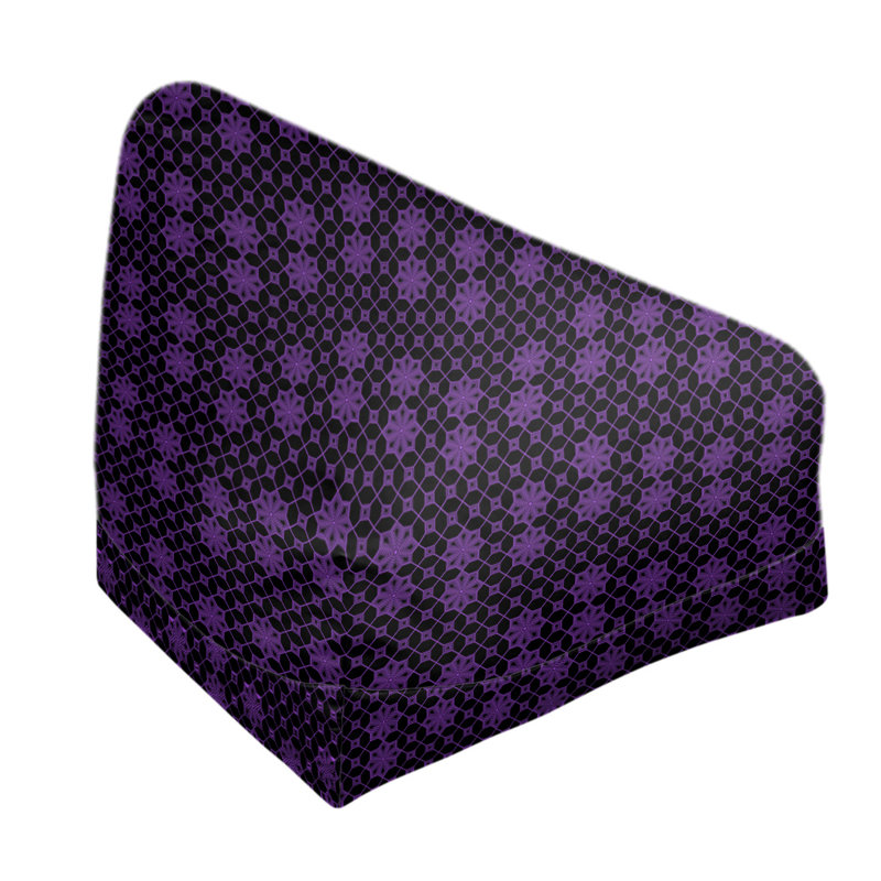Fauteuil à billes standard & Leffel, H 86 po x l 27 po x P 43 po, Pas de bourre, Mauve / Noir