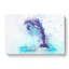 Jumping Dolphin In Abstract - Wrapped Canvas-55361756