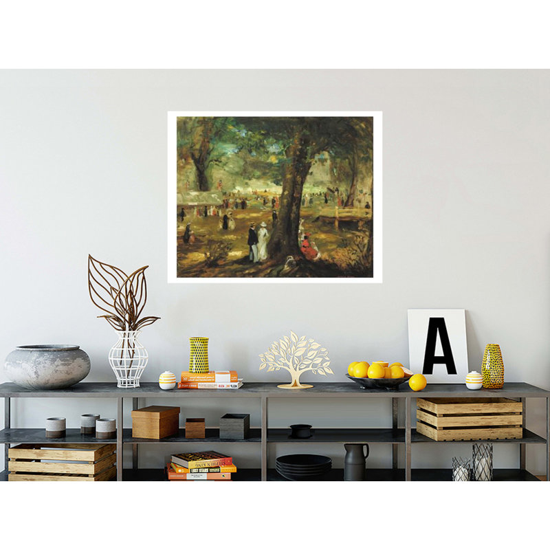 «Picnic At Meshoppen Pa» par Robert Henri - Estampe numérique, H 32 po x l 40 po