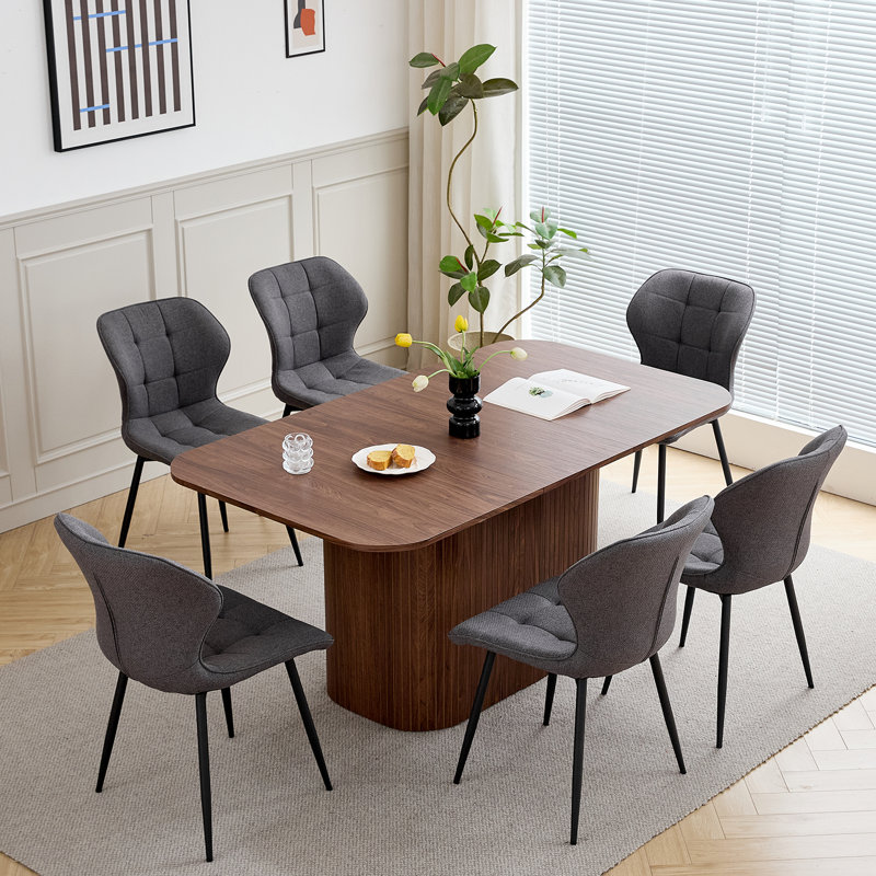 Dining Table, Dark brown