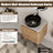 Eaton 24'' Wall Mounted Bathroom Vanity Set with Engineered Stone Top-775018829
