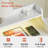Nightstand With Outlets & LED Lights, End Table With3 Drawers & 2-Tier Open Shelf, Bedside Table For Bedroom-409030638