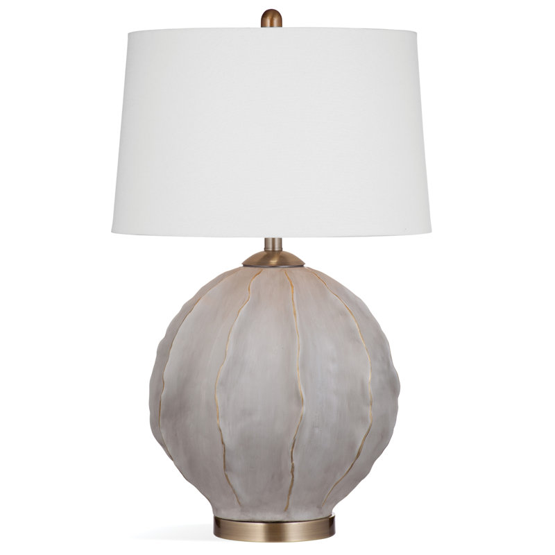 Lampe de table grise 30 po Rima