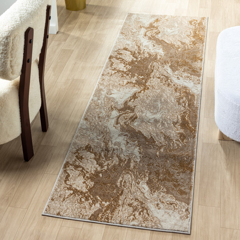 Tyrece Abstract Indoor Rug, Runner 2' x 7'