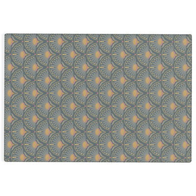 Tapis rectangulaire Ophelia avec envers antidérapant