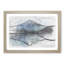 Mount Fuji in Japan in Abstract - Picture Frame Graphic Art Print-55725525-55725531
