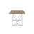 Frethi Metal Base Dining Table-616751626-616751629