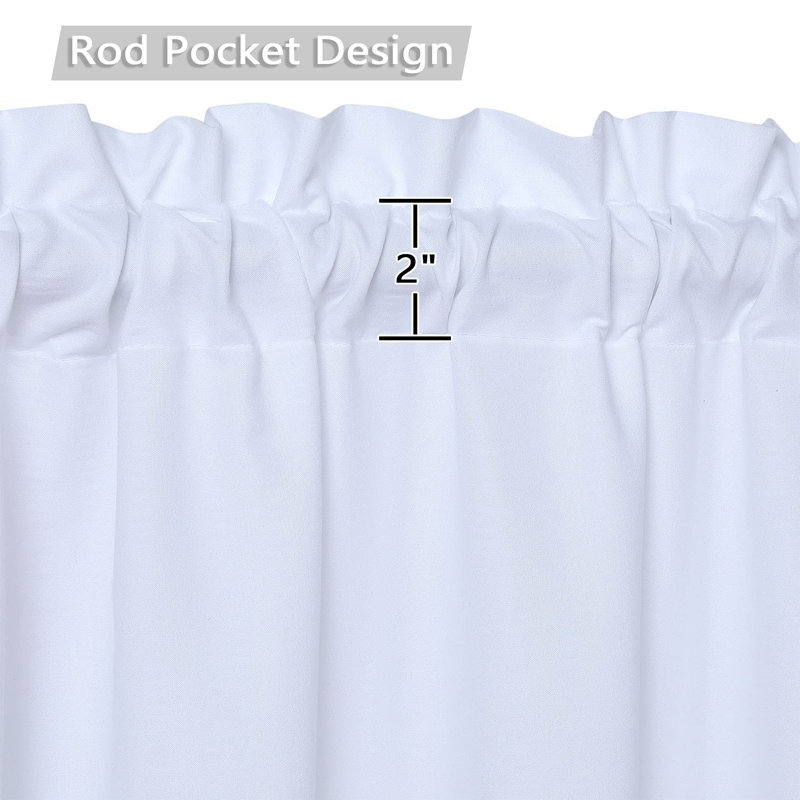 Kitchen Curtain, White