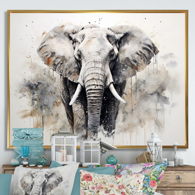 " Elegant Elephant In Motion II "