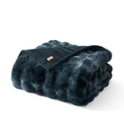 Faux Fur Weighted Throw Blanket