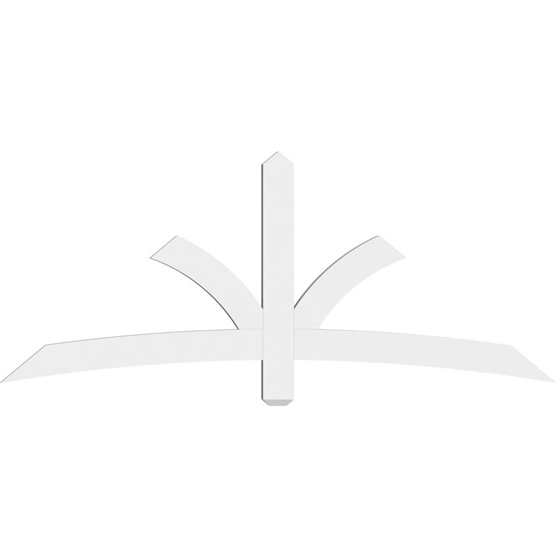 Support pour pignon Davenport, H 30 po x l 72 po (pas: 10/12), P 2 po x F 4 po, PVC