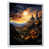 White Floater Framed