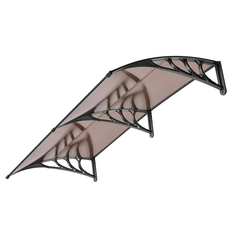 Auvent de porte en polycarbonate