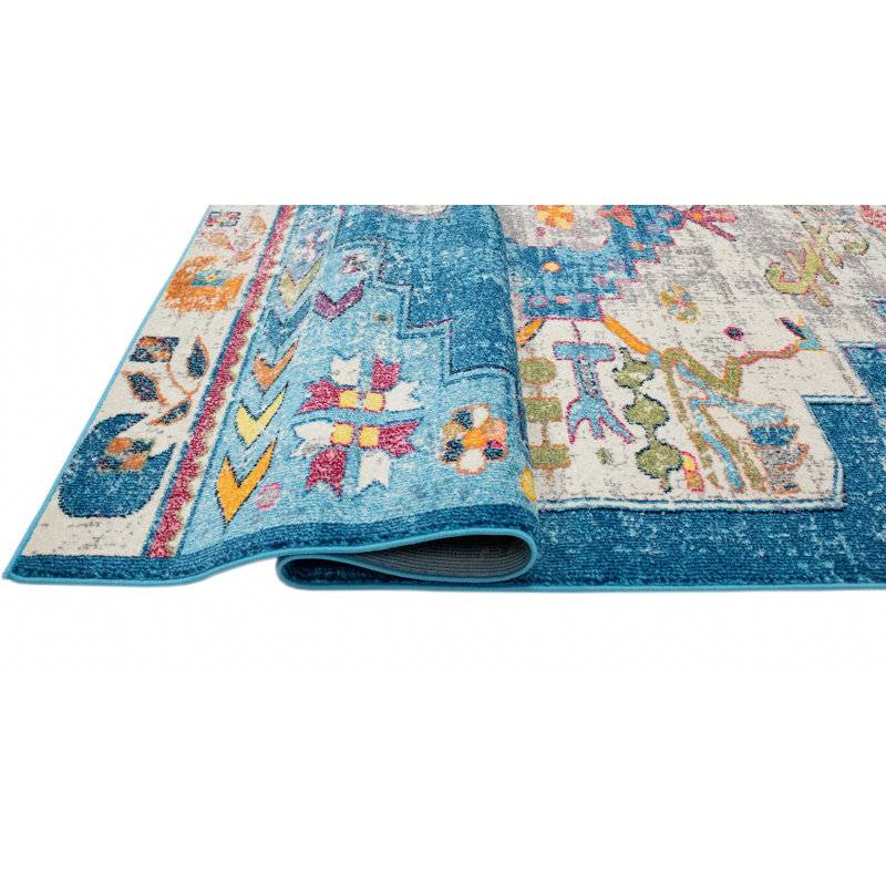 Larrick Oriental Indoor Rug, Rectangle 5'3" x 8'
