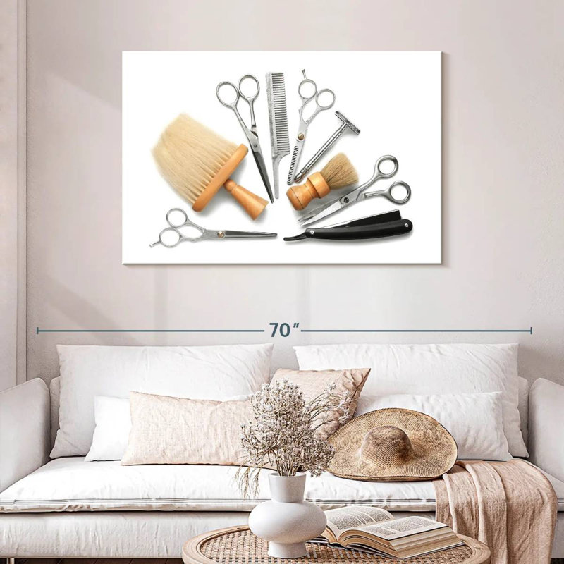 Shuttleworth Barber Set, 30" H x 45" W