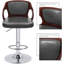 Tabouret pivotant en cuir synthétique à 360 ° Hartung-521030730-447361215