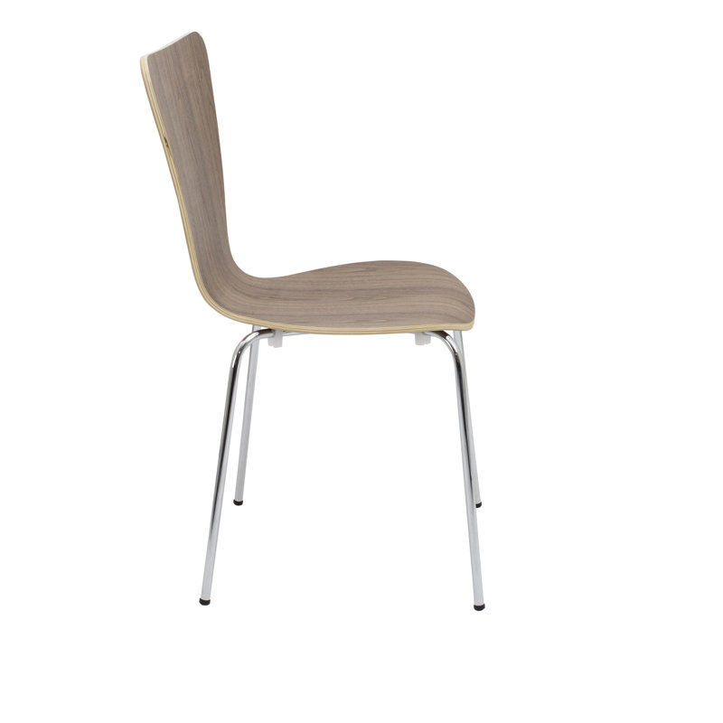 Rolph Stacking Chair, Walnut