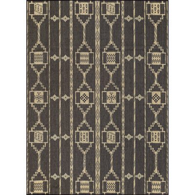 Tapis intérieur / extérieur gris anthracite Achsa