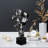 Hand-Painted Decorative Object, Black, 11.8 x 24.4 x 9.8 Inches | 100% Polyester, Unique Color Variations | Perfect for Home Décor, Adds Elegance and Artistic Flair to Any Room-1871923739