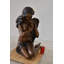 Statue bronze Susan avec coquille et fontaine en bronze, taille: 21 po x 20 po x H 31 po