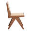 Le style Mid-Century de Casual Casual's comprend 2 chaises d'appoint au fini naturel avec une structure et des pieds de style rustique pour une atmosphère de salle à manger harmonieuse
